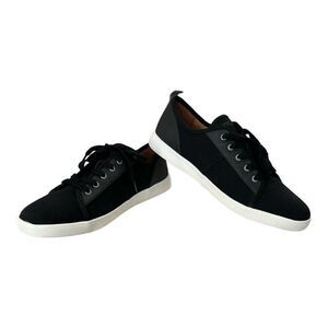 Vionic Pisces Canvas Walking Shoes Women’s Size 9.5 Black